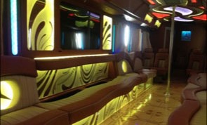 Limo Bus With Bathroom exterior